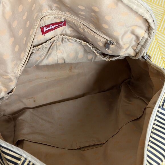 Babymel Robyn Nappy Convertible Diaper Bag Backpack Tote Stripe bv - Picture 7 of 11